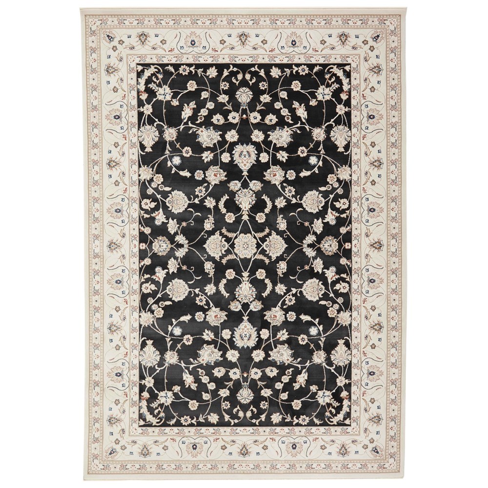 Nain Traditional EEZGA17C NAI21 Rug in Cream Black